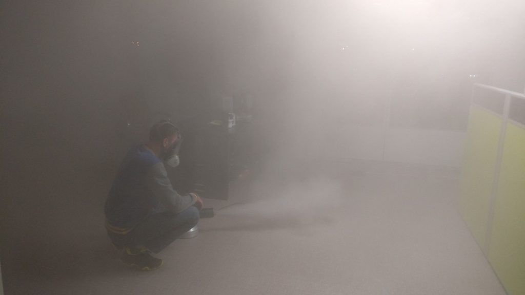 Сухой туман от запахов. Обработка сухим туманом в Сочи.